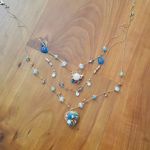 Betsy Johnson floral necklace